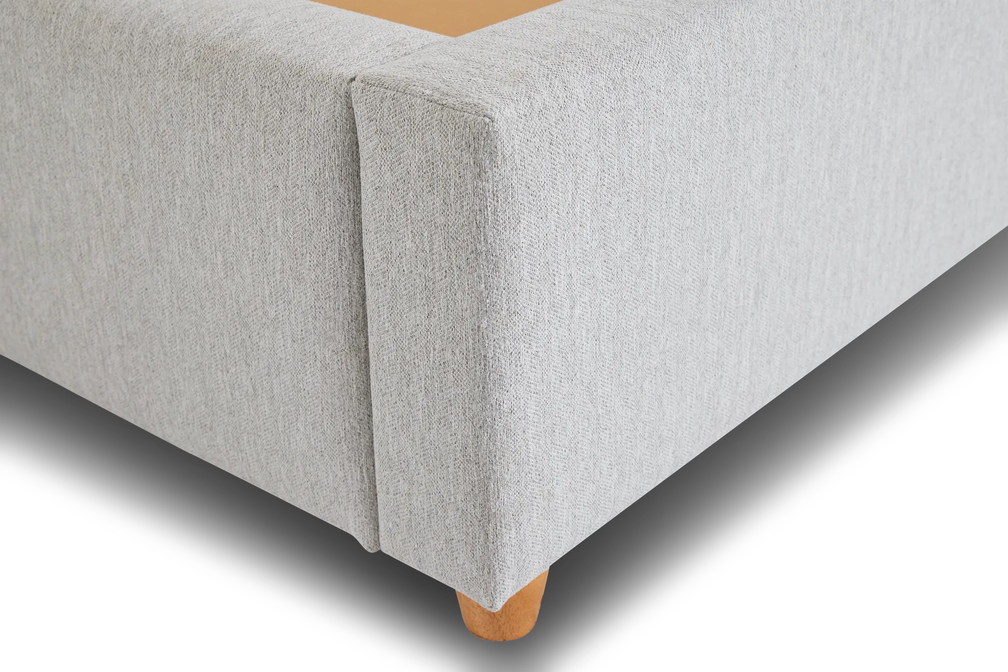 Chelsea Light Gray Uph Platform Bed