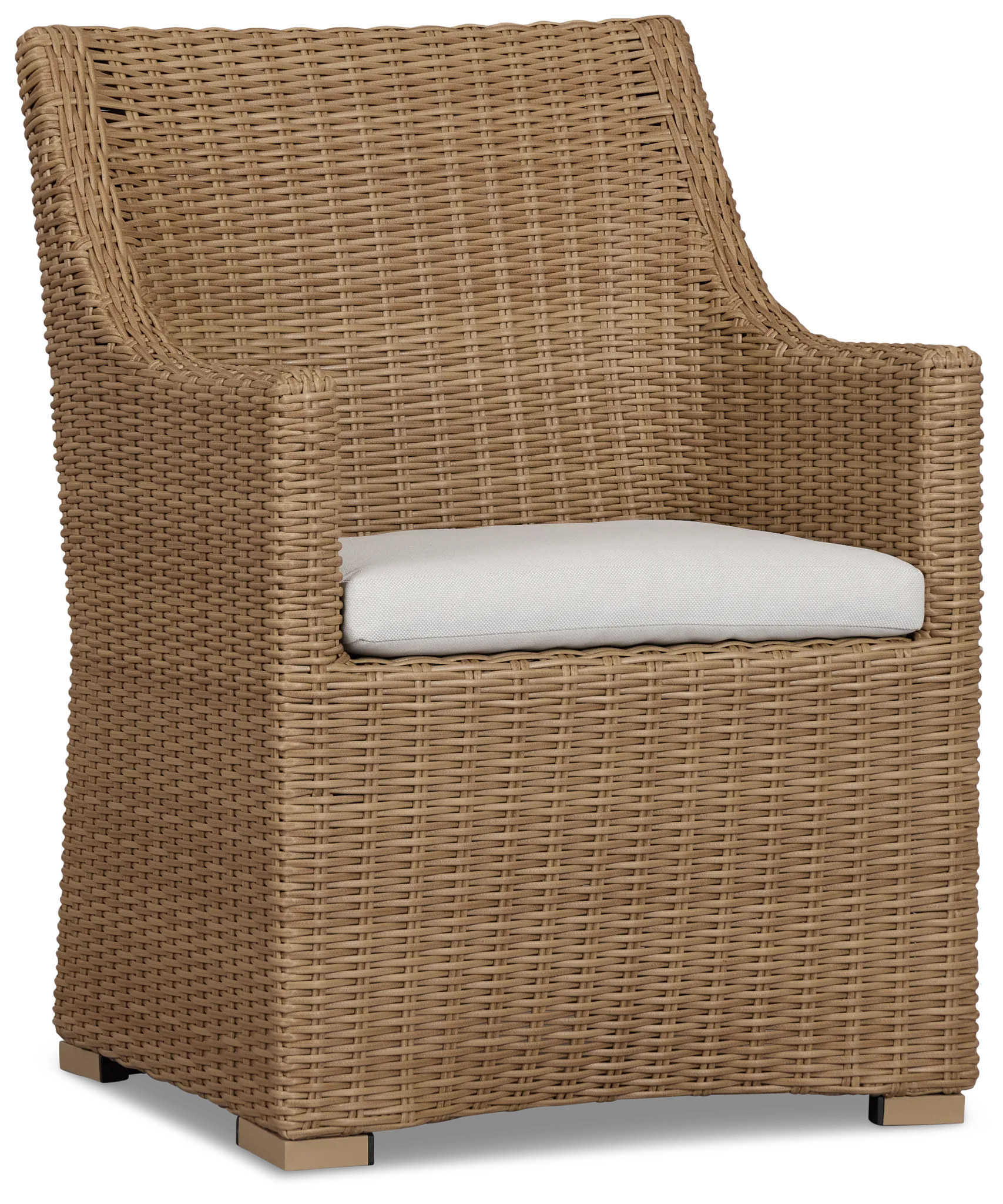 Montecito Light Tone Cushioned Arm Chair