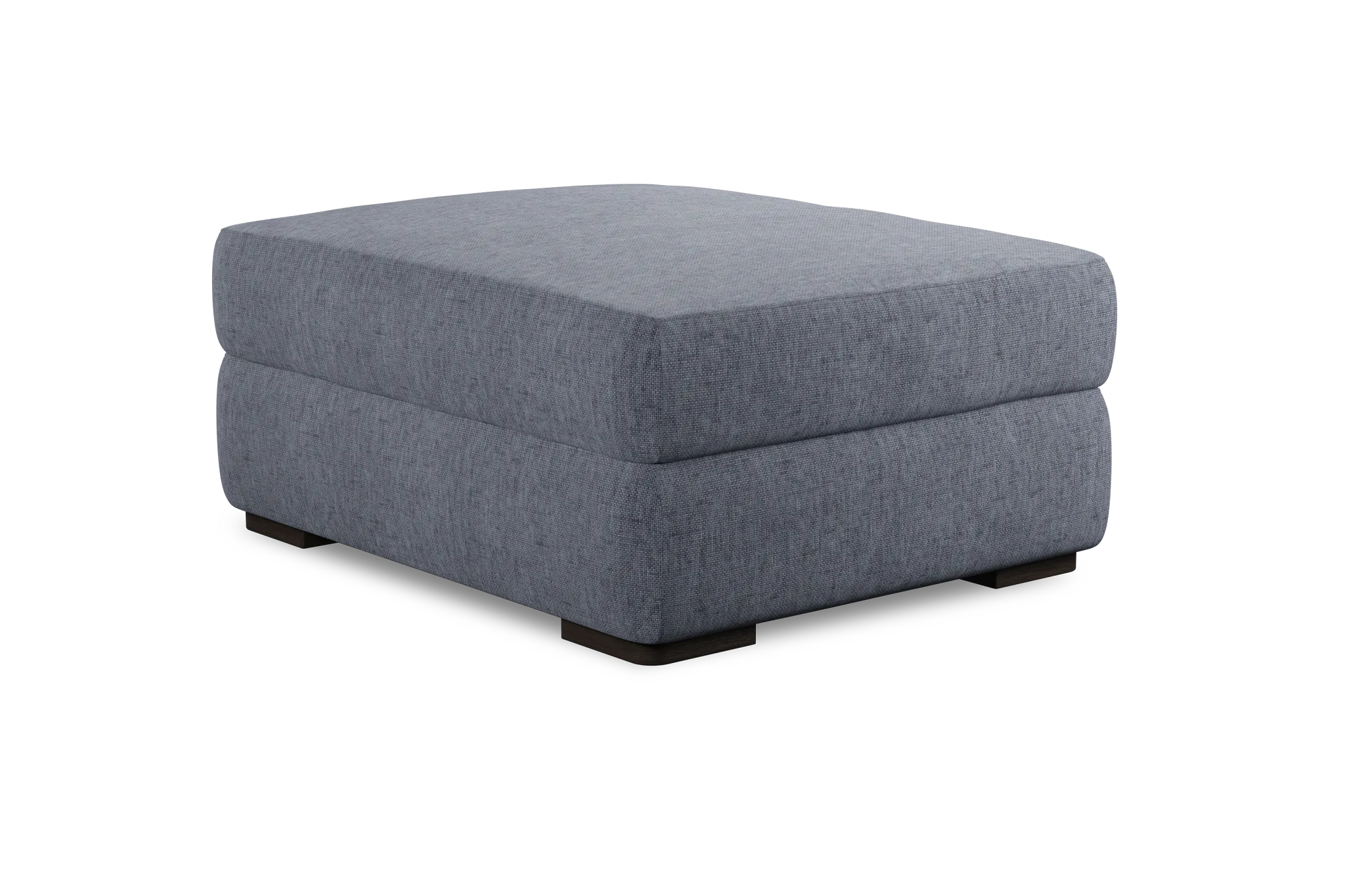 Edgewater Elevation Gray Ottoman