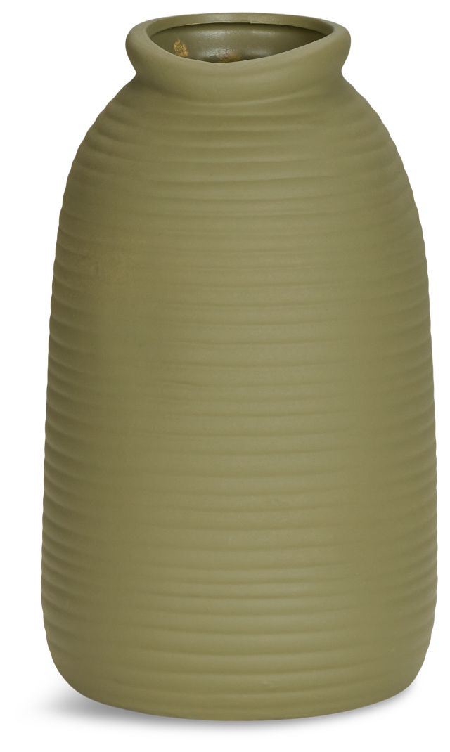 Orla Dark Green Large Vase