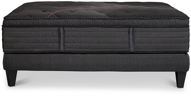 Beautyrest Black C-class Plush Pillowtop Pillow Top Black Luxury Adjustable Mattress Set