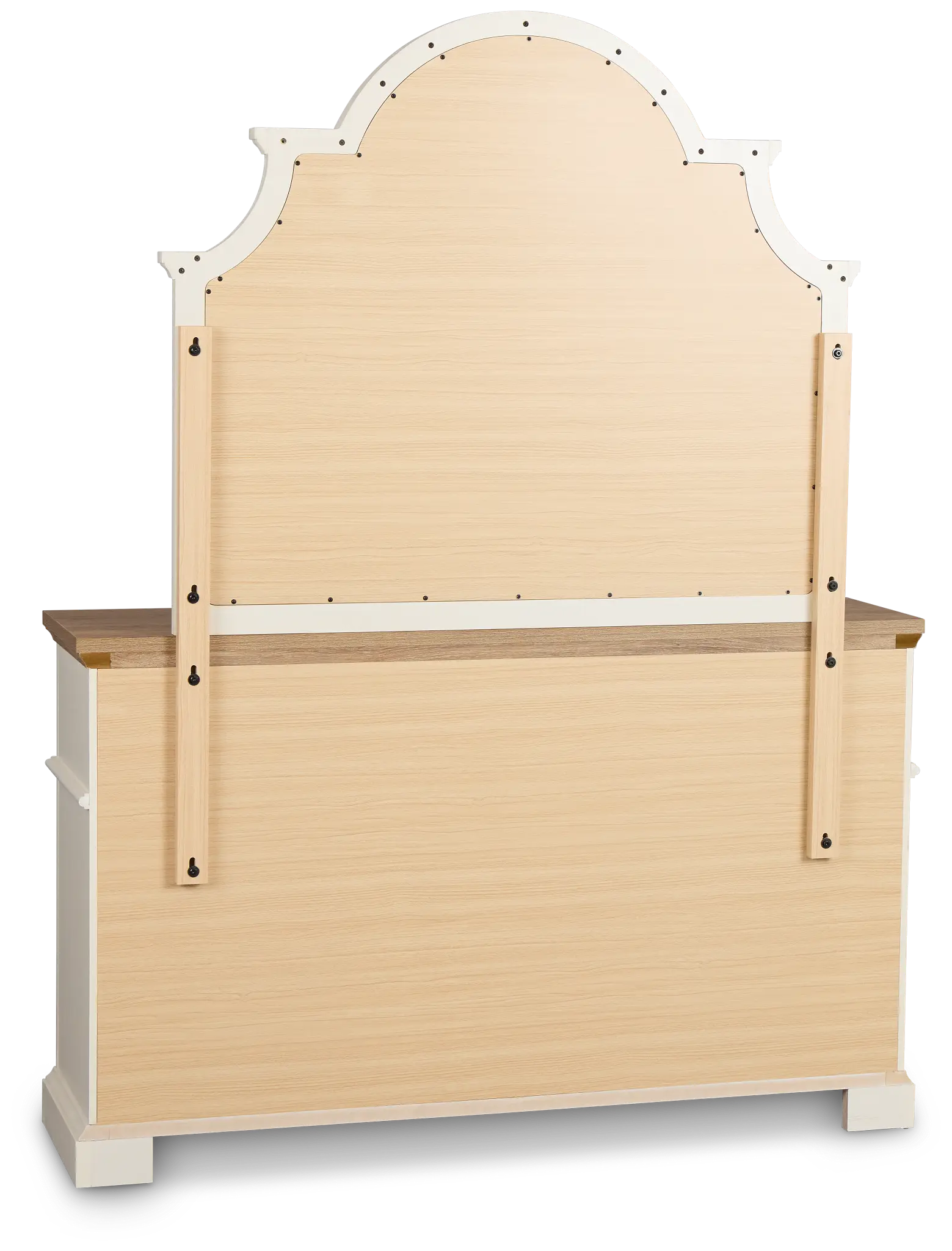 Charlotte Two-tone Dresser & Mirror Charlotte Two-tone Dresser & Mirror