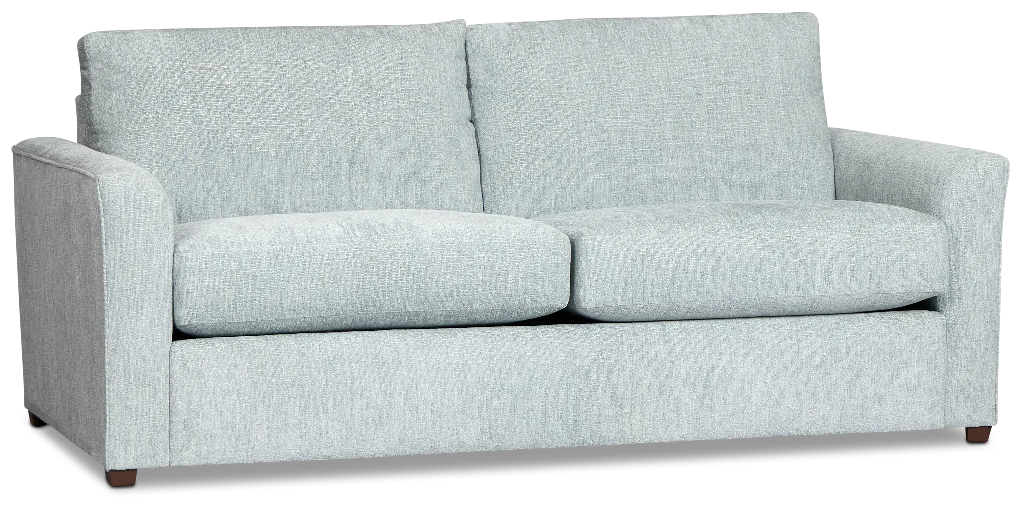 Shore Light Blue Fabric Innerspring Sleeper