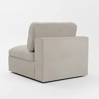 Destin Revenue Beige Fabric Swivel Chair