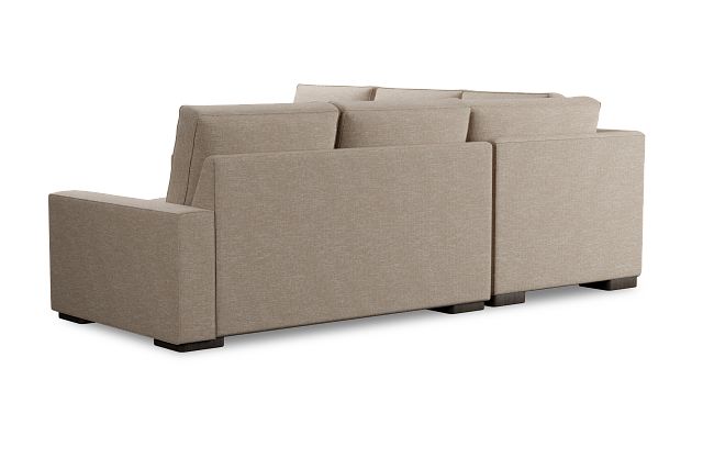 Edgewater Victory Taupe Small Two-arm Sectional