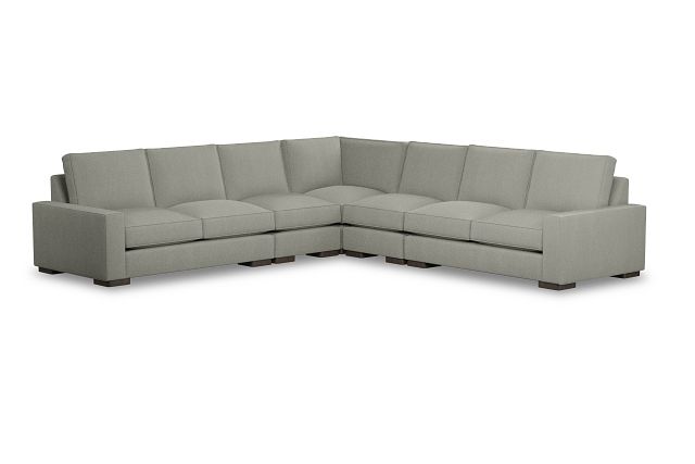 Edgewater Delray Pewter Large Two-arm Sectional