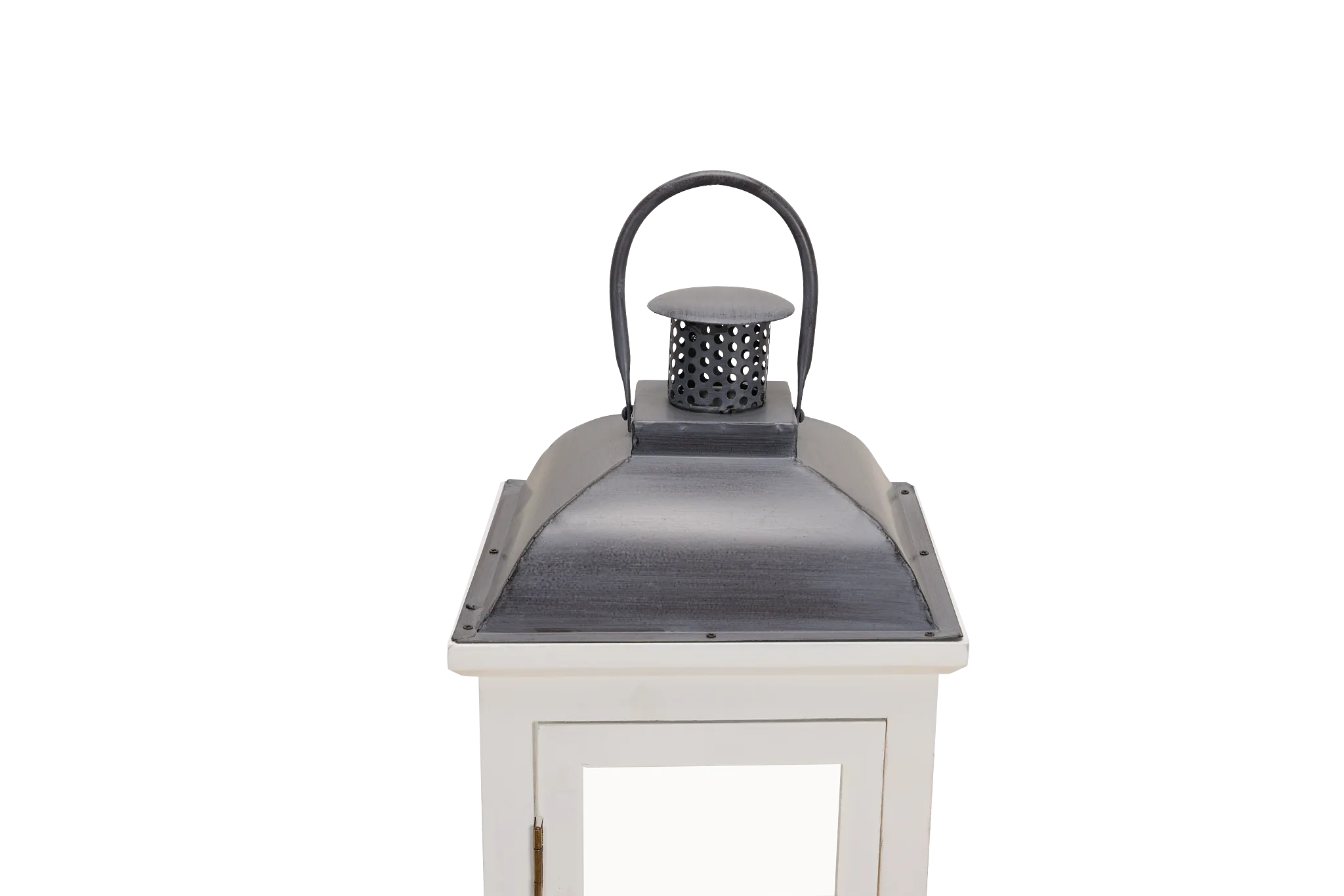Greensville White Medium Lantern