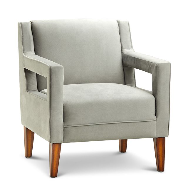 Dawson Light Gray Velvet Accent Chair (0)