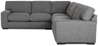 Veronica Dark Gray Down Small Two-arm Sectional