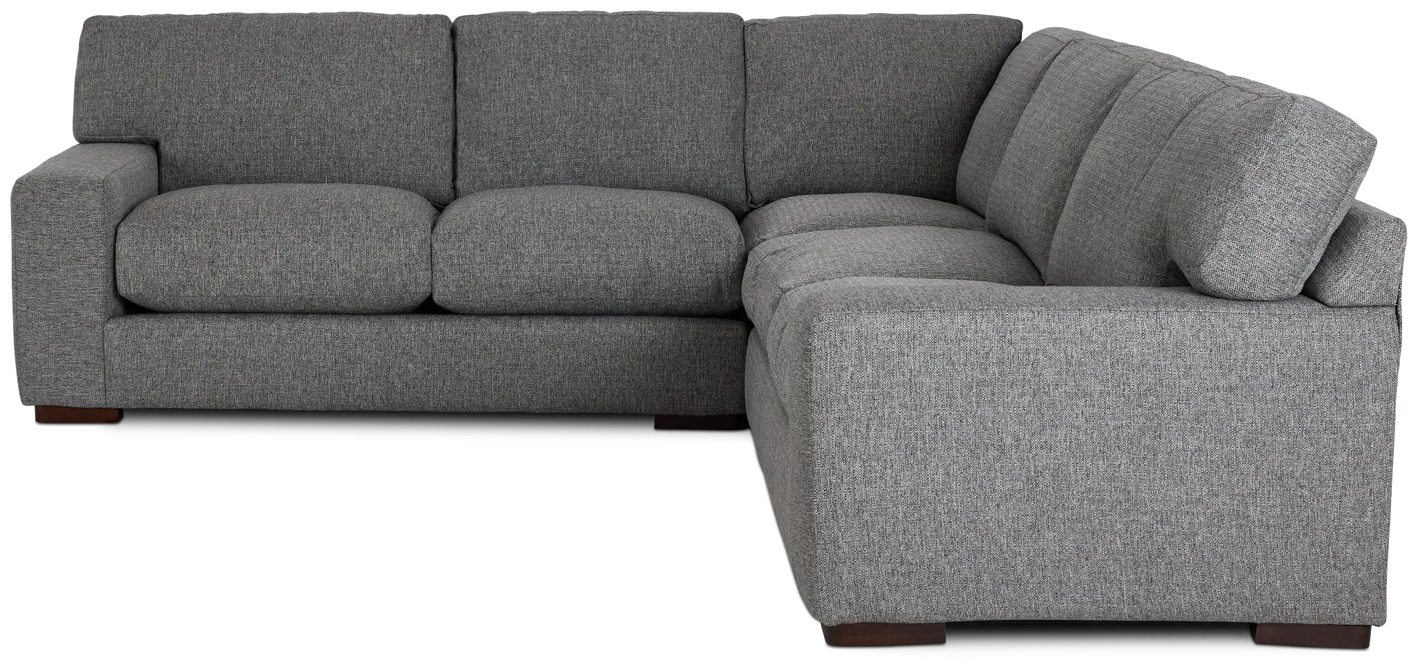Veronica Dark Gray Down Small Two-arm Sectional Veronica Dark Gray Down Small Two-arm Sectional