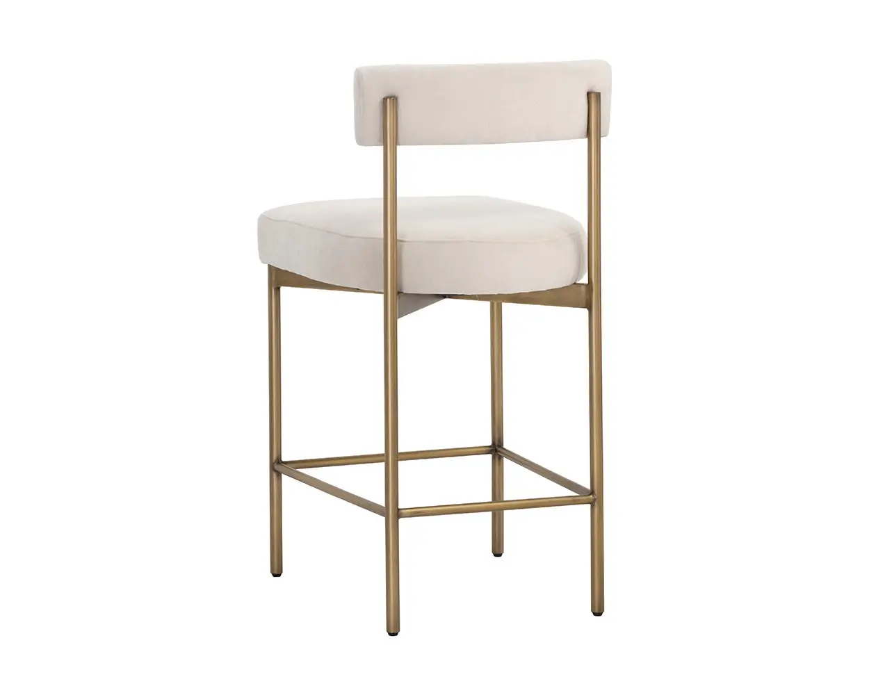 Mabel Ivory 24" Upholstered Barstool Mabel Ivory 24" Upholstered Barstool
