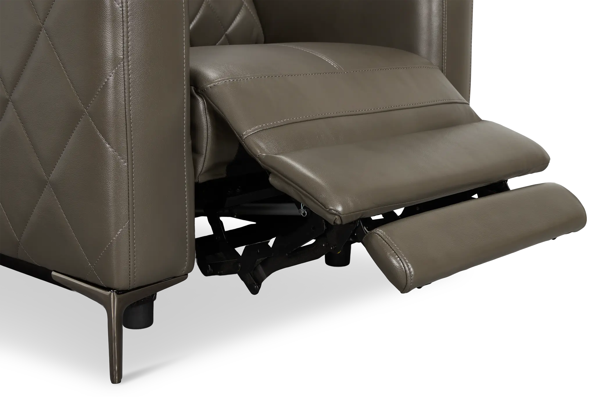 Ava Dark Gray Micro Power Recliner Ava Dark Gray Micro Power Recliner