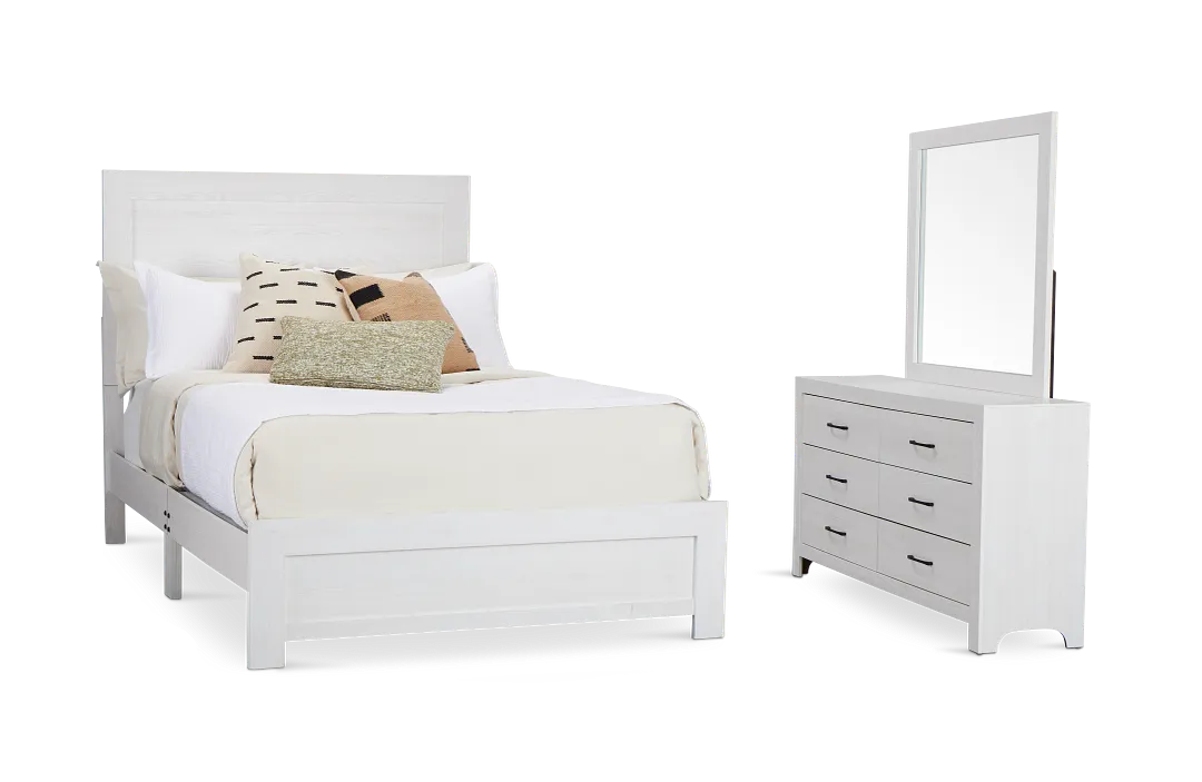 Ollie White Panel Bedroom