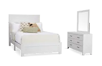 Ollie White Panel Bedroom