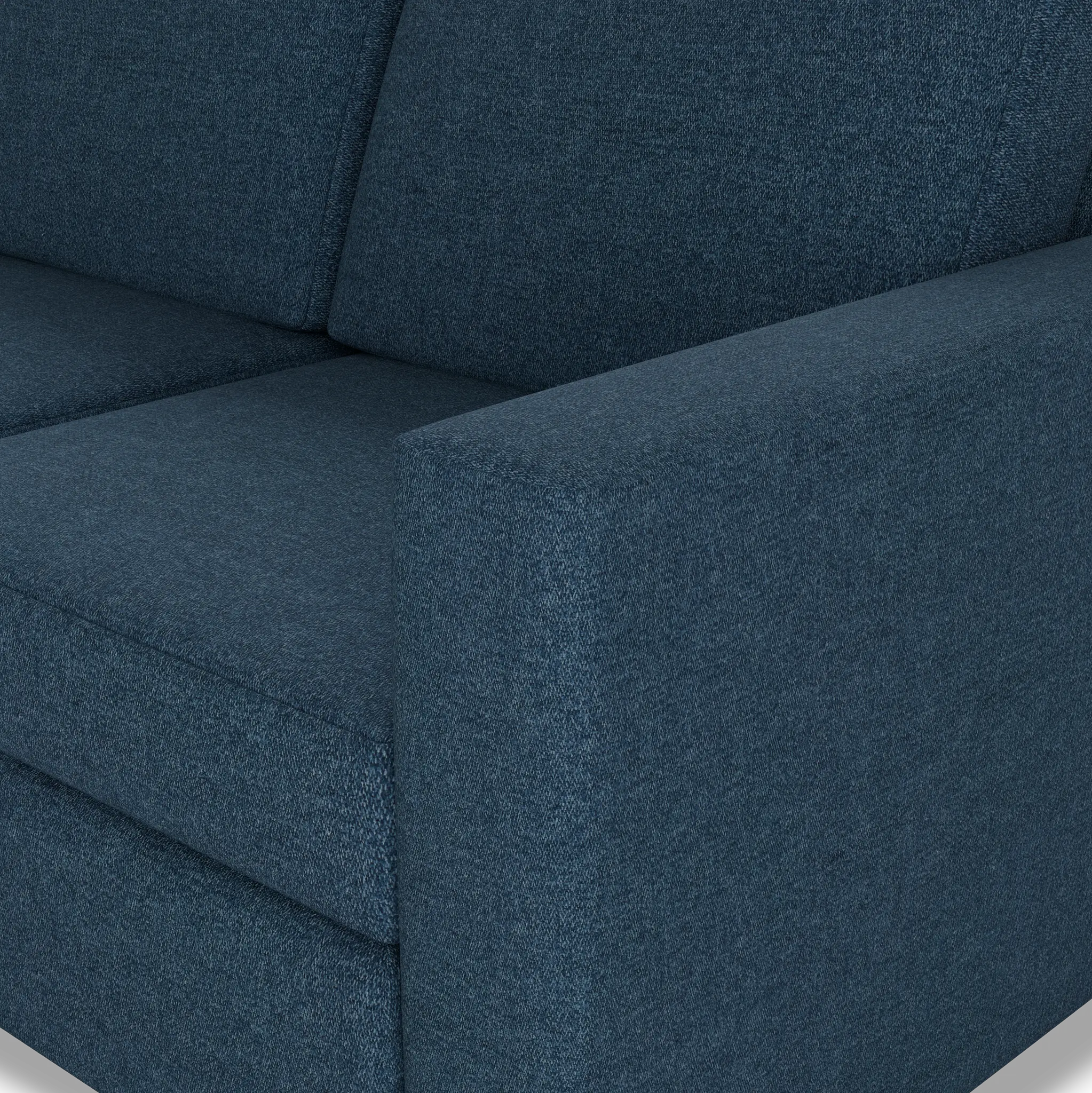 Citymod Blue Fabric Medium Two-arm Sectional Citymod Blue Fabric Medium Two-arm Sectional