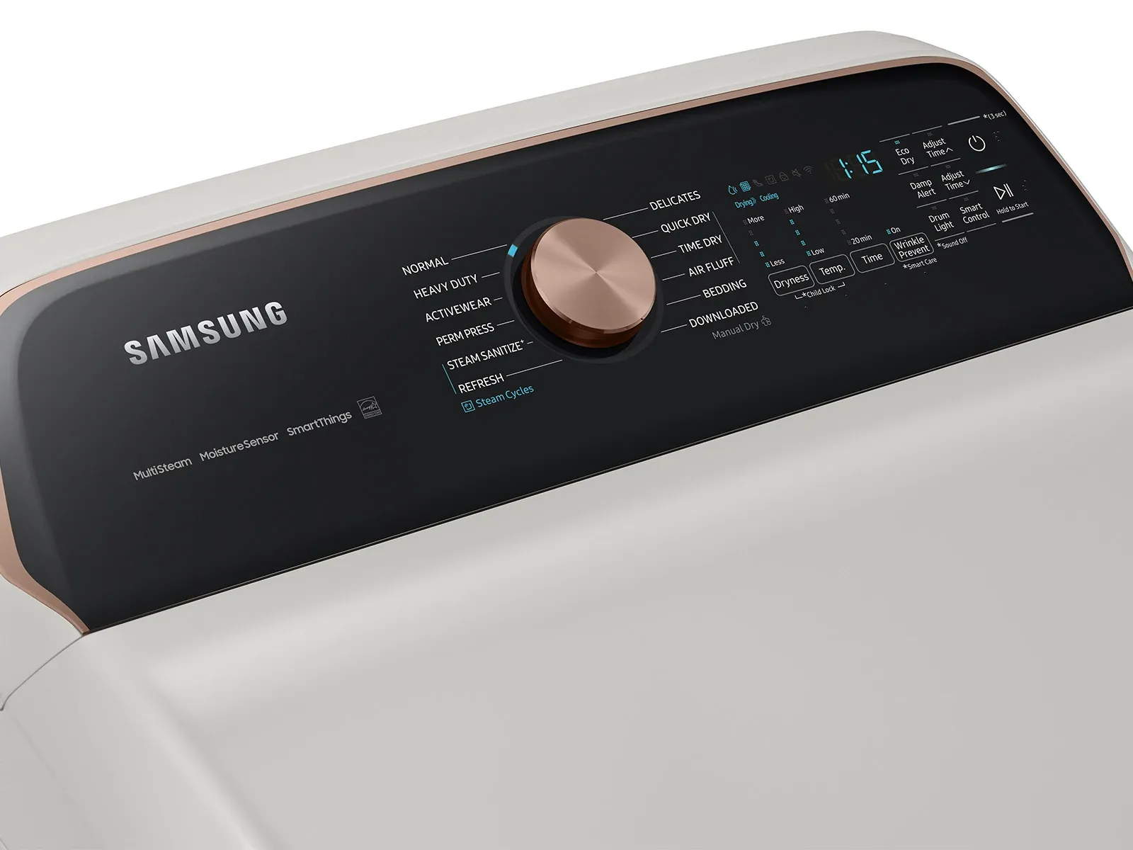 Samsung 7500 Series Ivory Front Load Gas Dryer