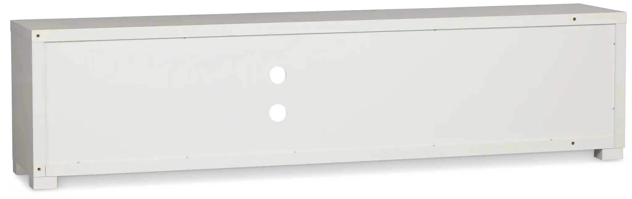 Doral White 85" Tv Stand Doral White 85" Tv Stand