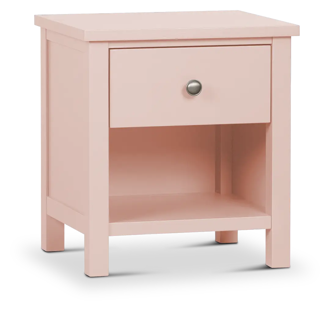 Charleston Pink 1-drawer Nightstand Charleston Pink 1-drawer Nightstand
