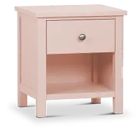 Charleston Pink 1-drawer Nightstand