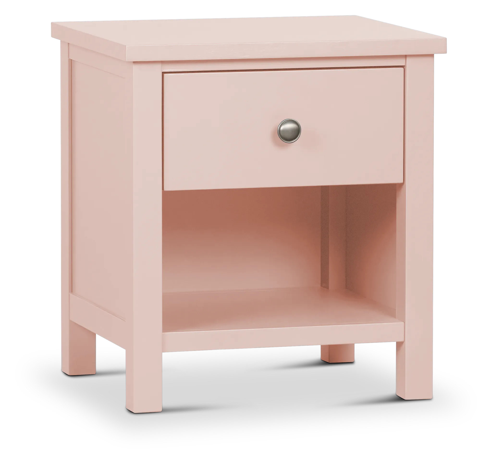 Charleston Pink 1-drawer Nightstand
