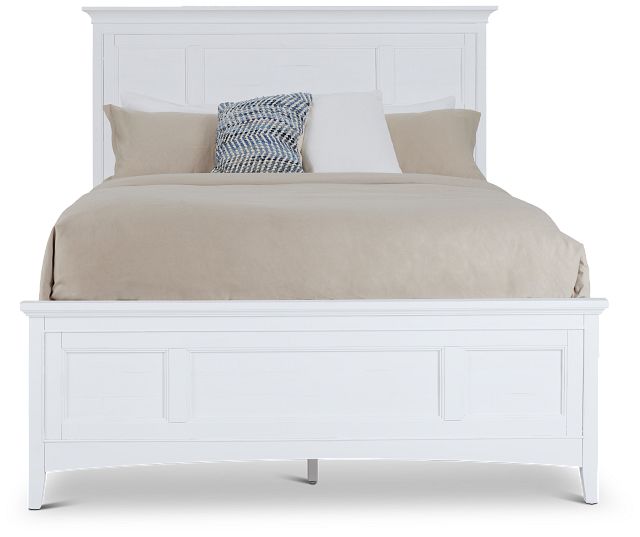 Heron Cove White Panel Bed