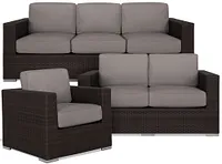Fina Gray Outdoor Living Room Set