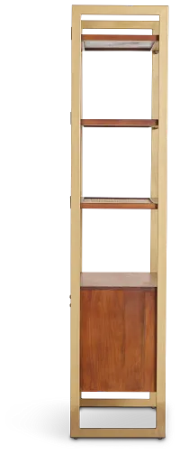Briar Mid Tone Bookcase