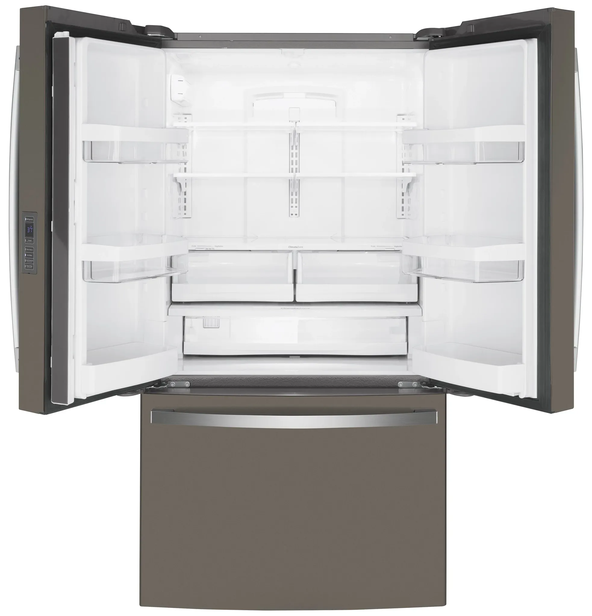 Ge Profile 23 Series Slate Bottom Freezer Refrigerator