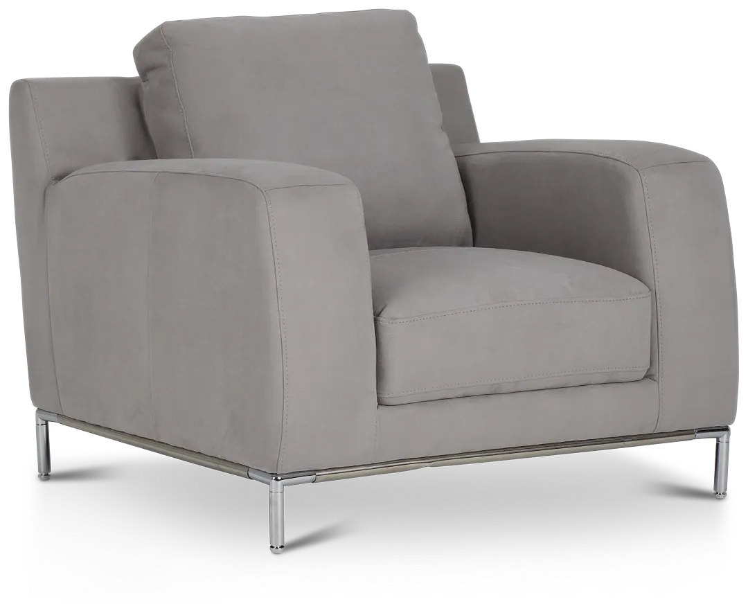 Wynn Light Gray Micro Chair