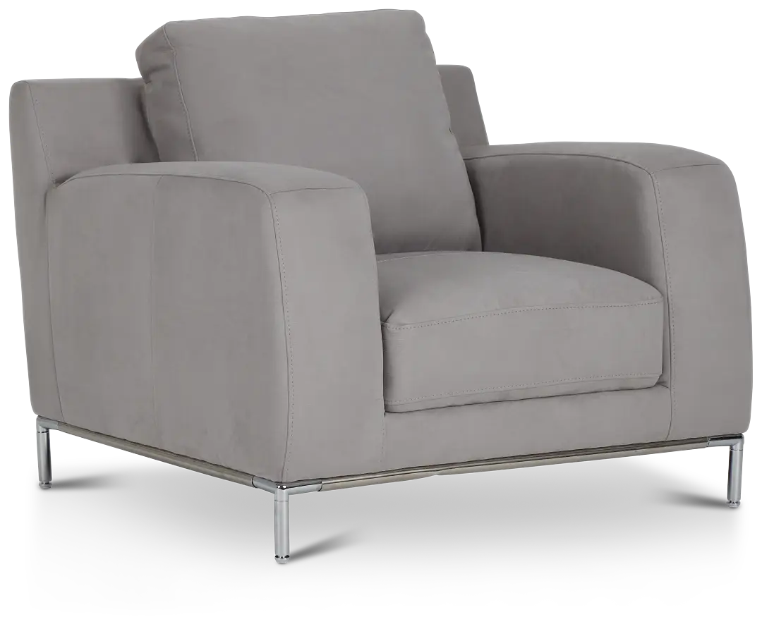 Wynn Light Gray Micro Chair Wynn Light Gray Micro Chair