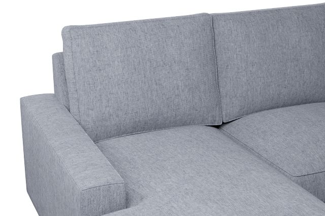 Edgewater Elevation Gray Large Left Chaise Sectional