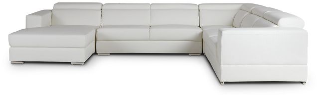 Maxwell White Micro Large Left Chaise Sectional (3)
