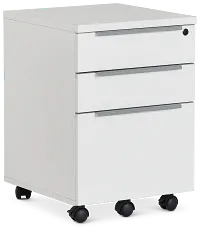 Clark White File Cabinet