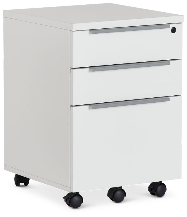 Clark White File Cabinet