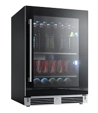 Xo Appliance 24 Series Beverage Center Black Rt Hinge Beverage Center