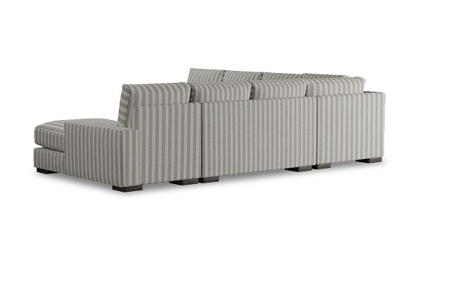 Edgewater Sea Lane Light Gray Large Right Chaise Sectional