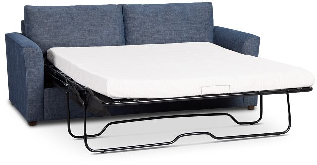 Davis Dark Blue Micro Cooling Memory Foam Sleeper