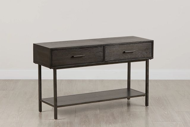 Fulton Dark Tone Wood Storage Sofa Table (0)
