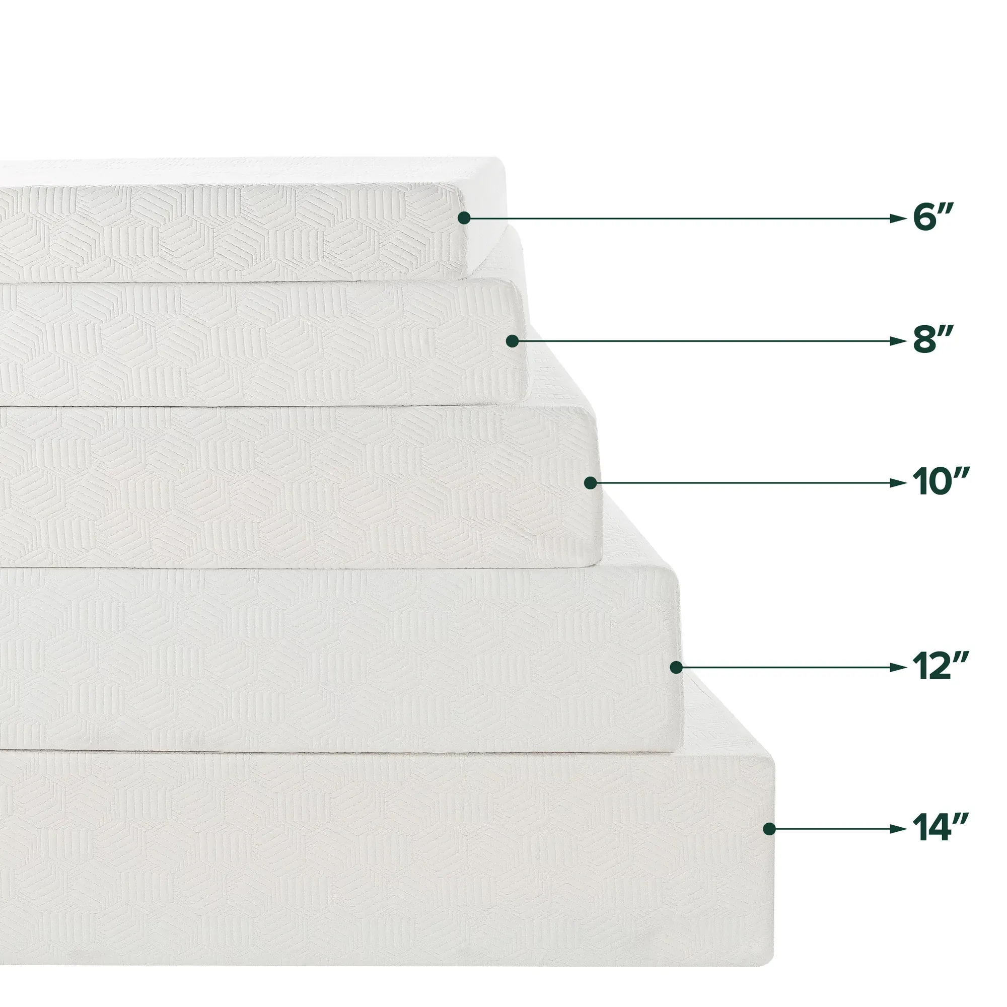 Rest & Renew By Zinus Gel Memory Foam Mattress 12" Medium Mattress
