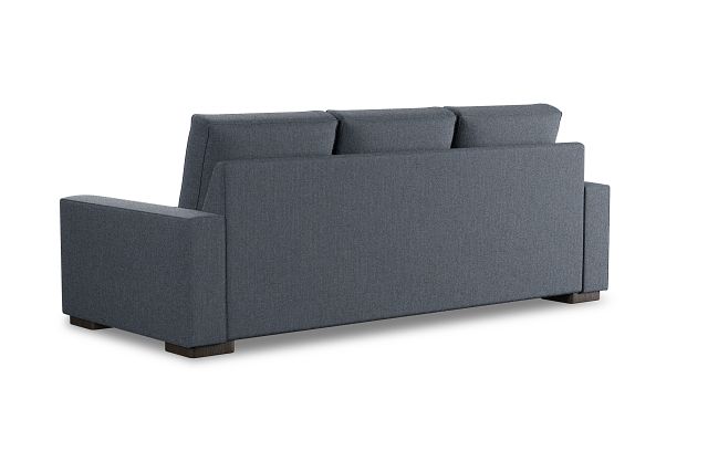 Edgewater Victory Dark Blue 96" Sofa W/ 3 Cushions