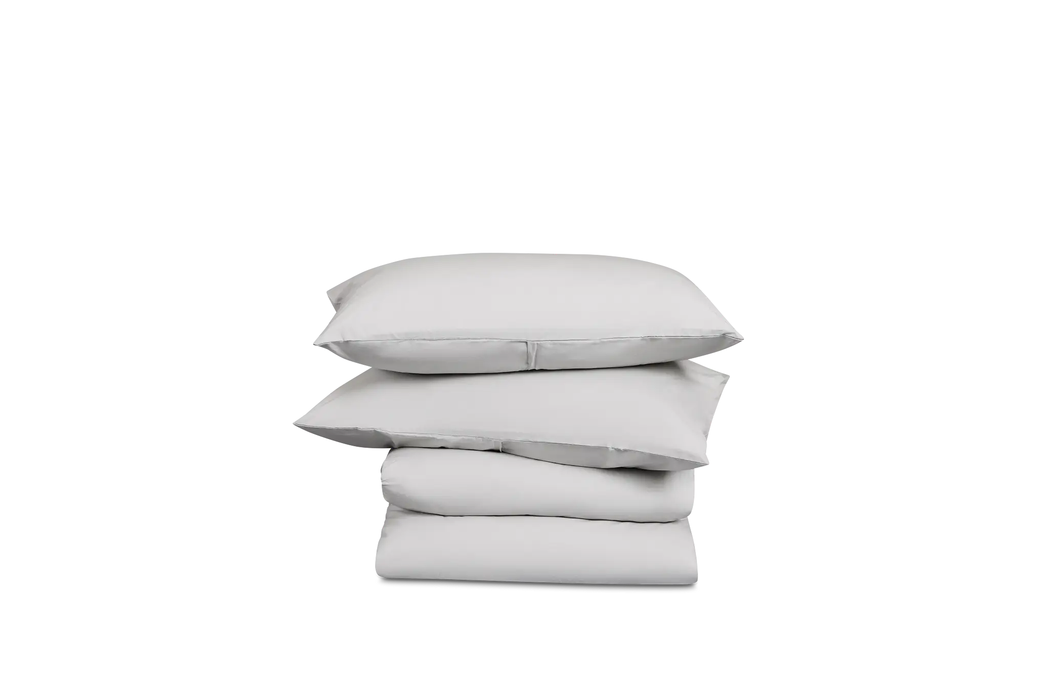 Rest & Renew Percale Cotton Gray 200 Thread Duvet Set Rest & Renew Percale Cotton Gray 200 Thread Duvet Set