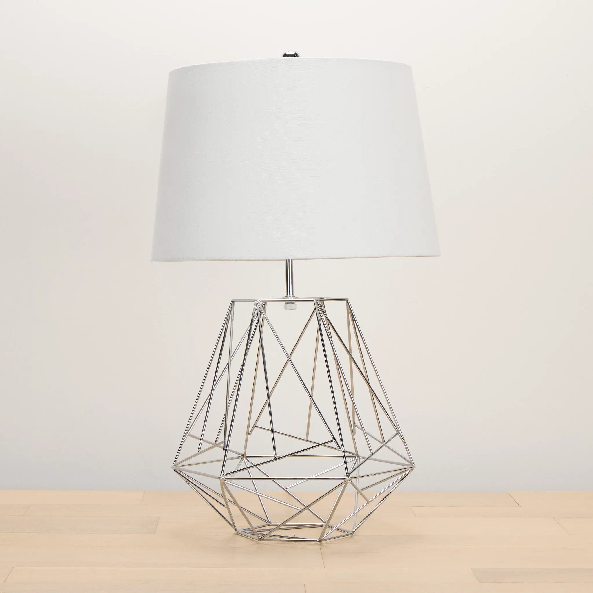 Cage Silver Table Lamp