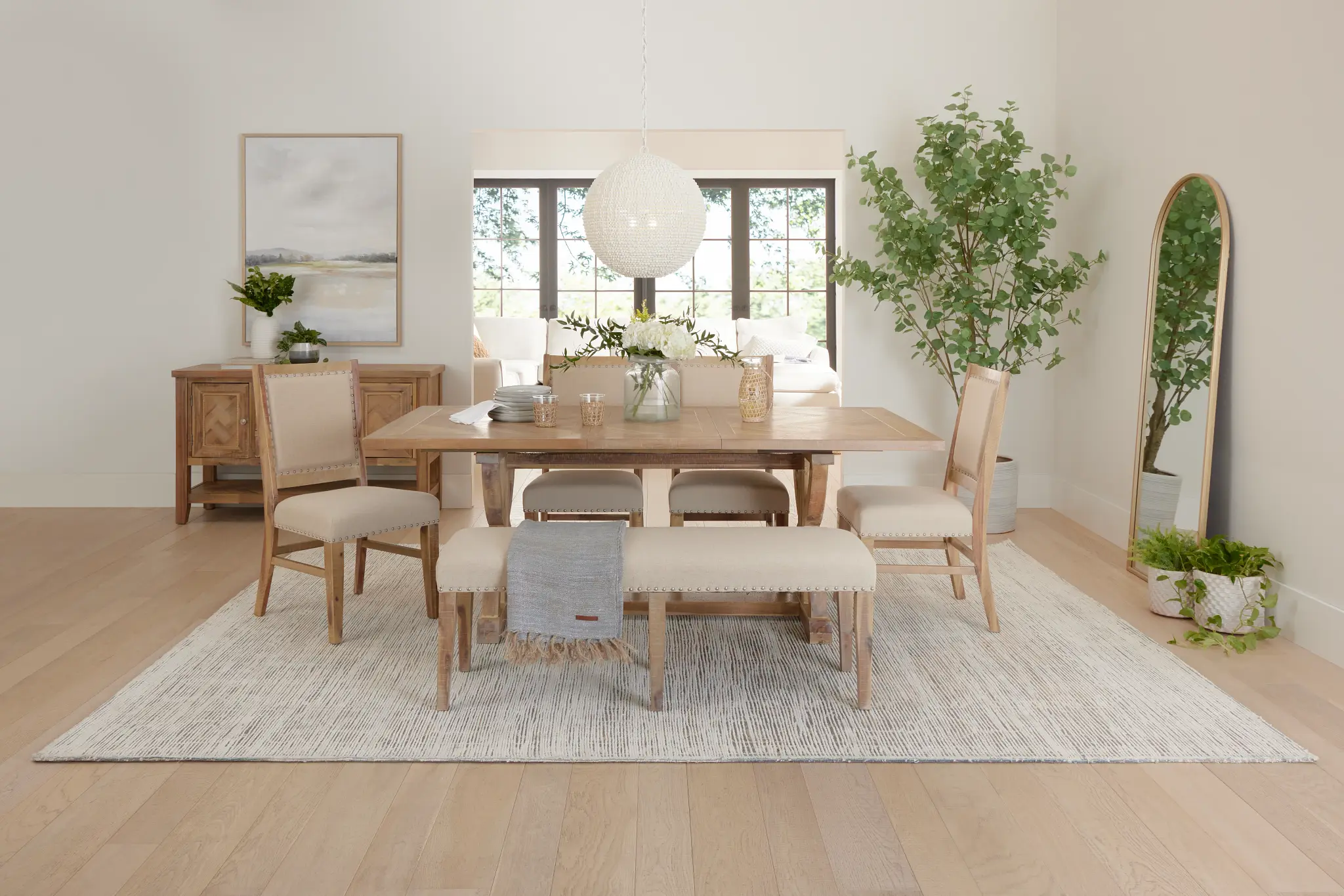 Joplin Light Tone Extension Rectangular Table Joplin Light Tone Extension Rectangular Table