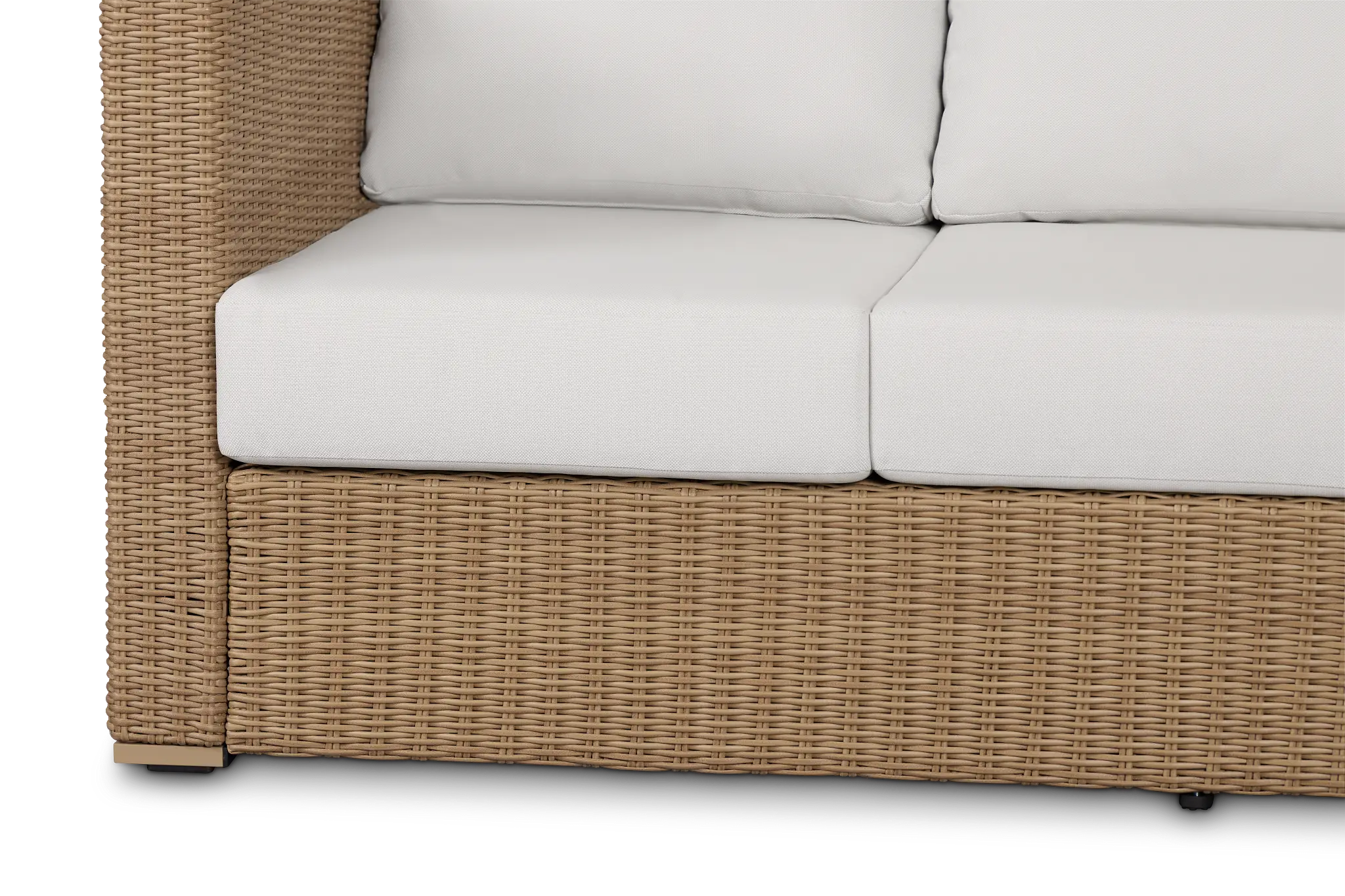 Montecito Light Tone Sofa With Light Beige Cushions Montecito Light Tone Sofa With Light Beige Cushions