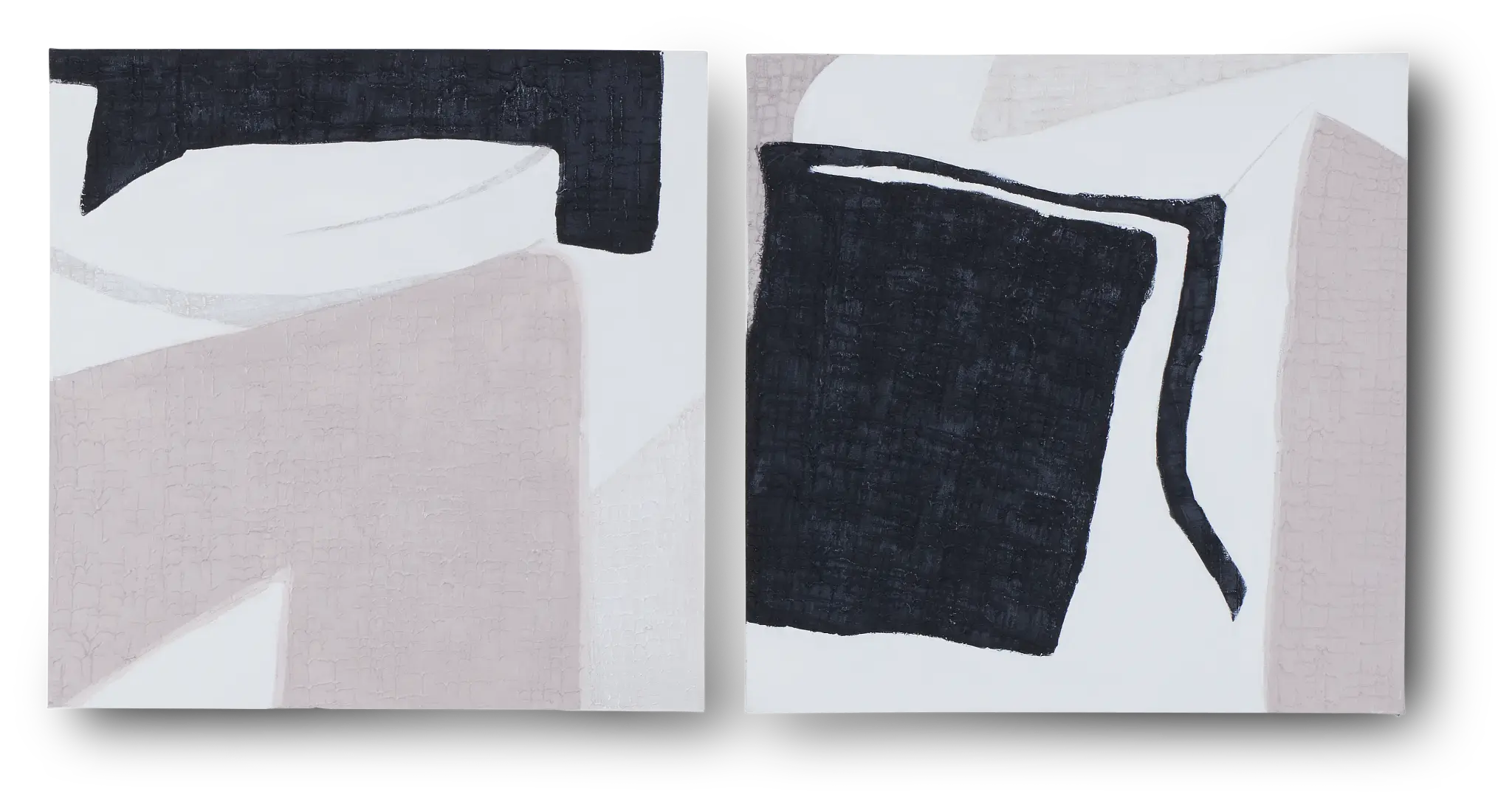 Dalia Light Beige Set Of 2 Canvas Wall Art Dalia Light Beige Set Of 2 Canvas Wall Art