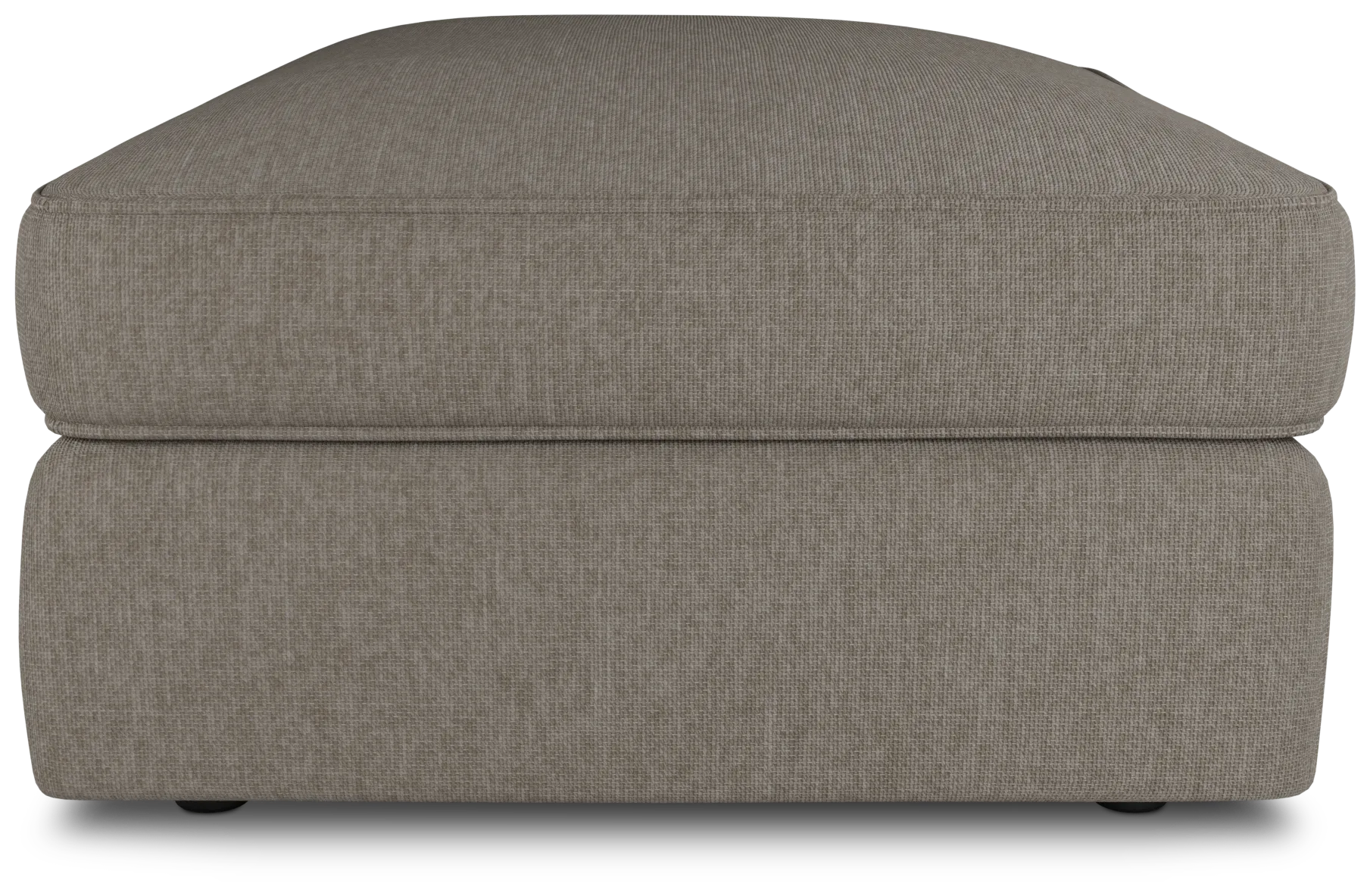 Siesta Elevation Khaki Fabric Ottoman