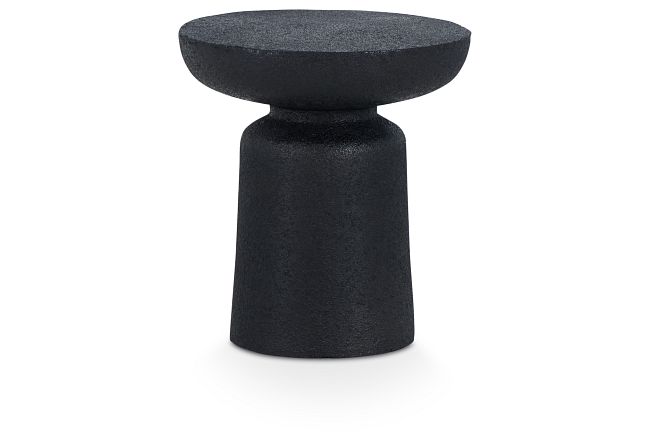 Beverly Black Accent Stool
