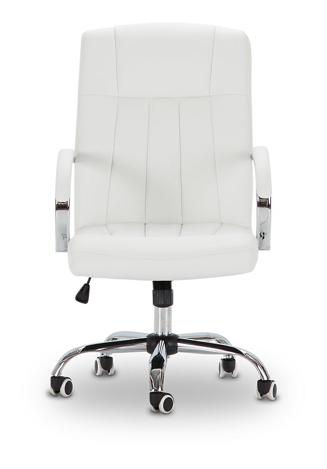 Oakland White Uph Desk Chair (2)