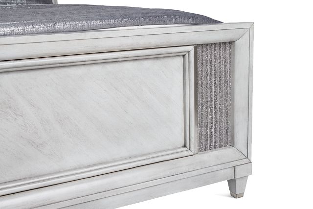 Viviana Silver Panel Bed