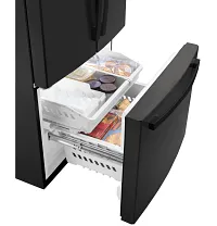 Ge 19 Series Black French Door Refrigerator